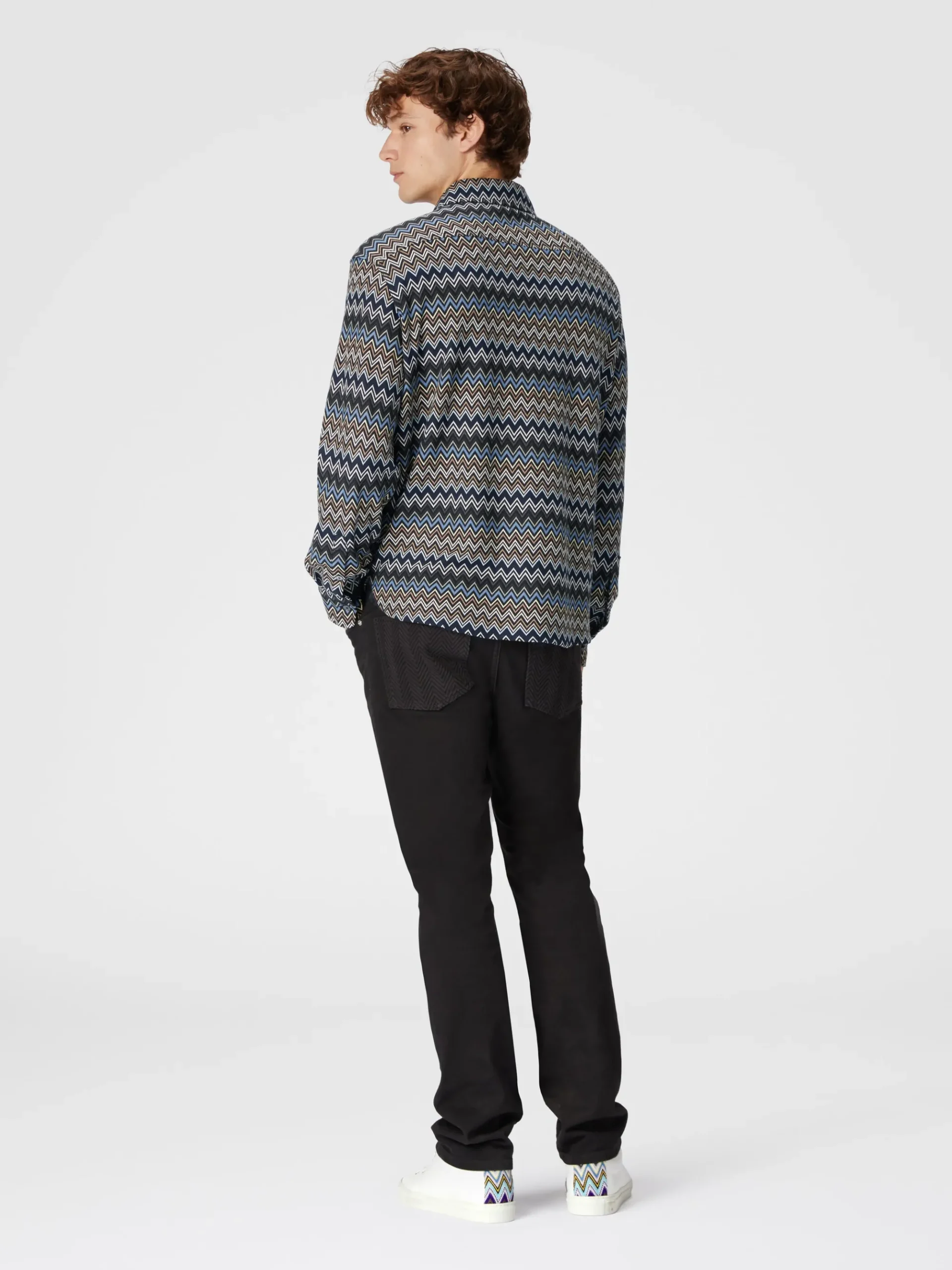 Zig zag cotton shirt