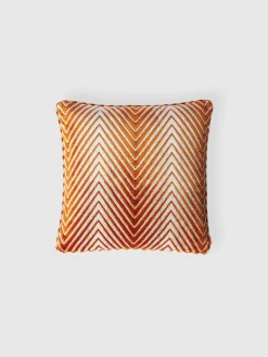 Ziggy 40x40 cm viscose blend zigzag cushion